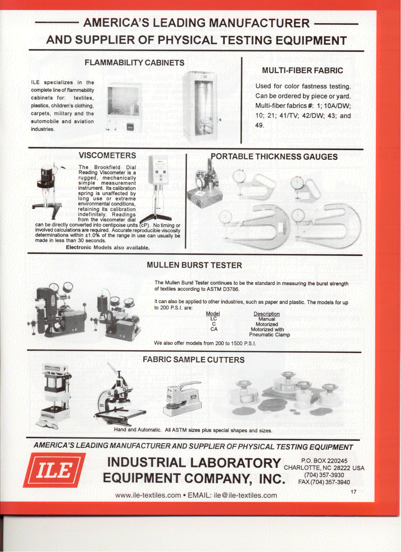 Industrial Laboratory Equipment Company